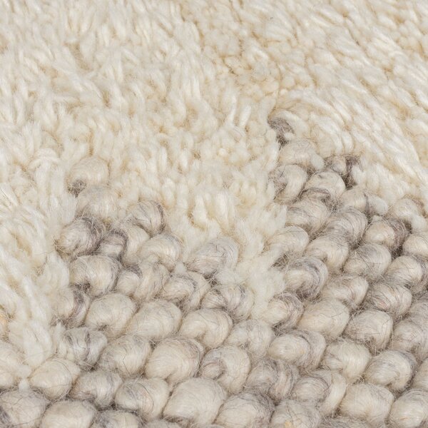 Flair Rugs , Ručne tkaný kusový koberec Minerals Border Natural, 160x230, béžová, chodba / predsieň