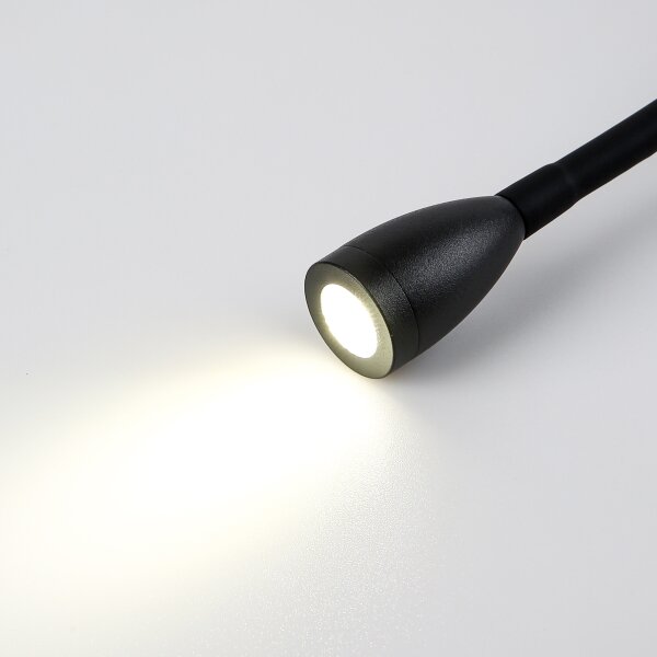 Brilagi - LED Flexibilná nástenná lampa MAYA Double LED/4W/230V + LED/3W čierna