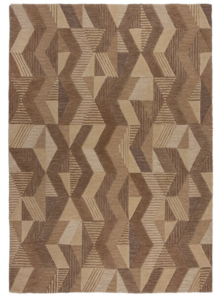 Flair Rugs , Kusový koberec Moda Asher Natural, 120x170, hnedá, chodba / predsieň