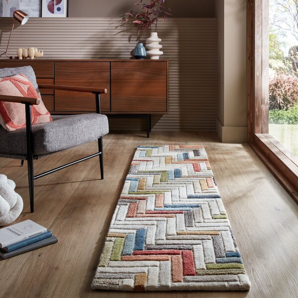 Flair Rugs , Behúň Moda Russo Multi, 60x230, viacfarebná, chodba / predsieň