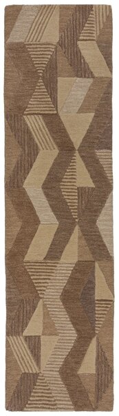 Flair Rugs , Behúň Moda Asher Natural, 60x230, hnedá, chodba / predsieň