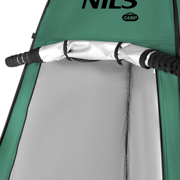 NC1706 ZELENÁ SKLADACIA PREOBLEKÁREŇ/SPRCHOVÁ KABÍNA NILS CAMP