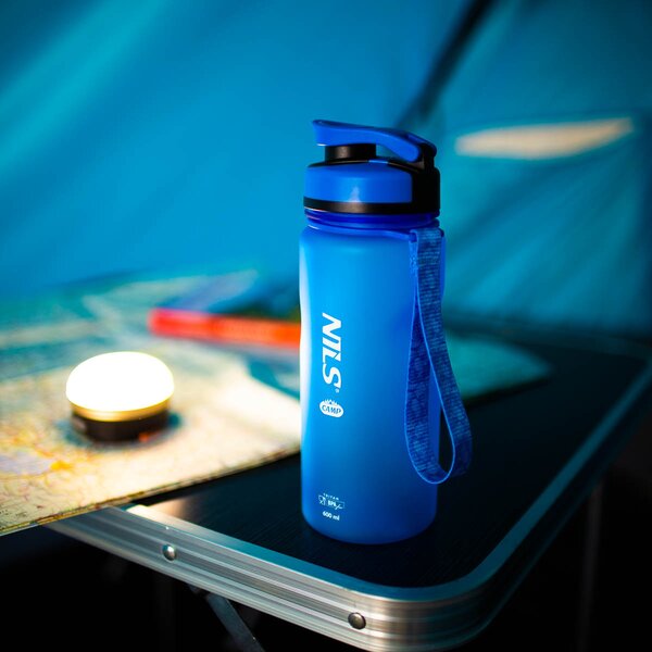 NC1740 MODRÁ TRITANOVÁ FĽAŠA NA NÁPOJE 600 ML NILS CAMP