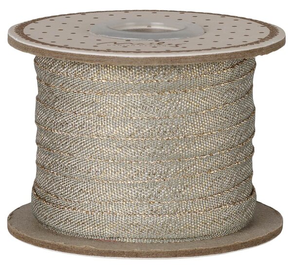 Dekoratívna stuha Mint/Gold – 25 m