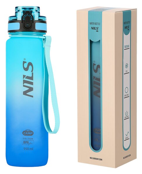 NCD04 MODRÁ TRITANOVÁ FĽAŠA NA NÁPOJE 950 ML NILS CAMP