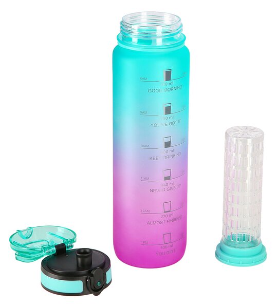 NCD04 ZELENO-RUŽOVÁ TRITANOVÁ FĽAŠA NA NÁPOJE 950 ML NILS CAMP