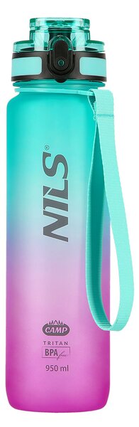NCD04 ZELENO-RUŽOVÁ TRITANOVÁ FĽAŠA NA NÁPOJE 950 ML NILS CAMP