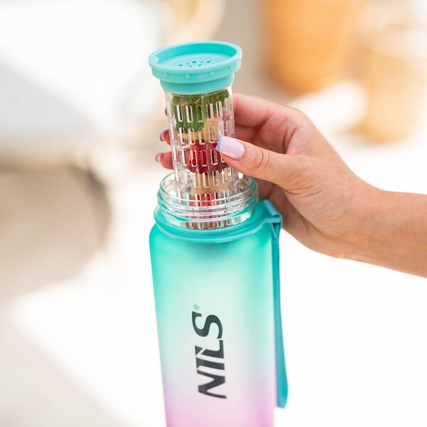 NCD04 ZELENO-RUŽOVÁ TRITANOVÁ FĽAŠA NA NÁPOJE 950 ML NILS CAMP