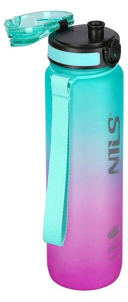 NCD04 ZELENO-RUŽOVÁ TRITANOVÁ FĽAŠA NA NÁPOJE 950 ML NILS CAMP