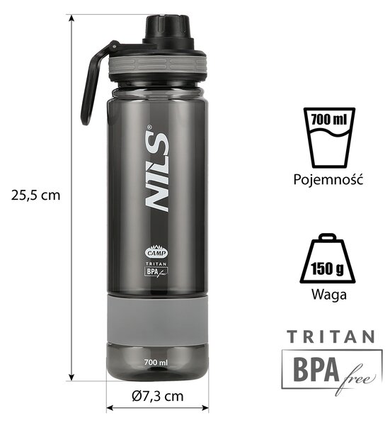 NCD07 TRITANOVÁ FĽAŠA NA NÁPOJE 700 ML NILS CAMP