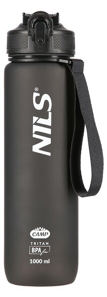 NCD68 ČIERNA TRITANOVÁ FĽAŠA NA NÁPOJE 1000 ML NILS CAMP