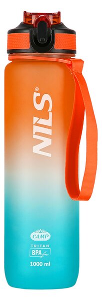 NCD68 ORANŽOVO-MODRÁ TRITANOVÁ FĽAŠA NA NÁPOJE 1000 ML NILS CAMP