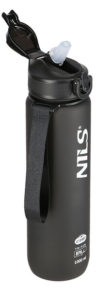 NCD68 ČIERNA TRITANOVÁ FĽAŠA NA NÁPOJE 1000 ML NILS CAMP