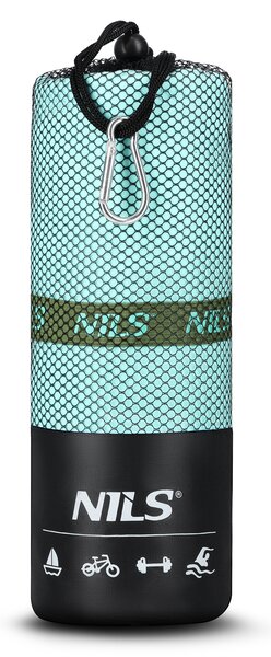 NCR13 ZELENÁ/TMAVOZELENÁ RUČNÍK Z MIKROVLÁKNA NILS