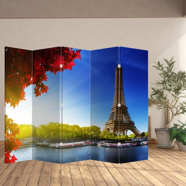 Paraván - Jeseň v Paríži (210x170 cm)