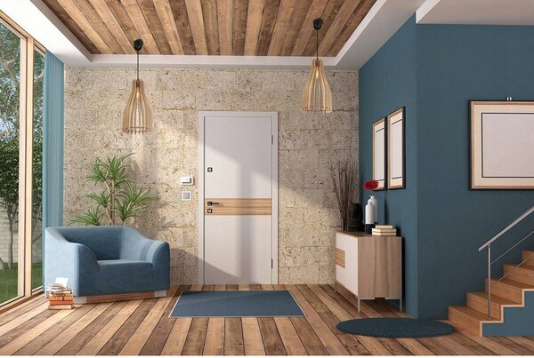 Závesné svietidlo Timber 4, 1x drevené tienidlo, lp