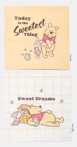 Sinsay - Obliečky na vankúš 2 balenie Winnie the Pooh - oranžová