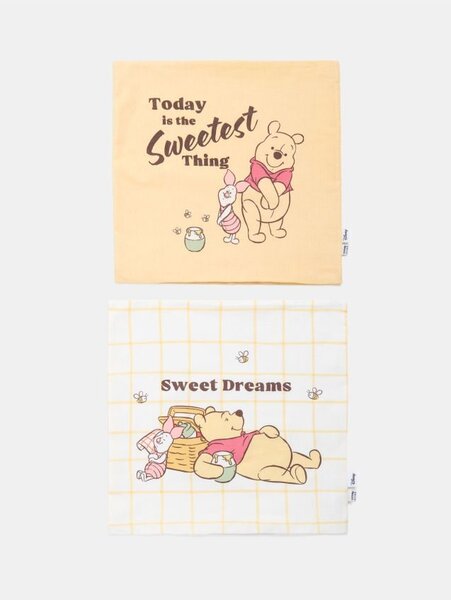 Sinsay - Obliečky na vankúš 2 balenie Winnie the Pooh - oranžová