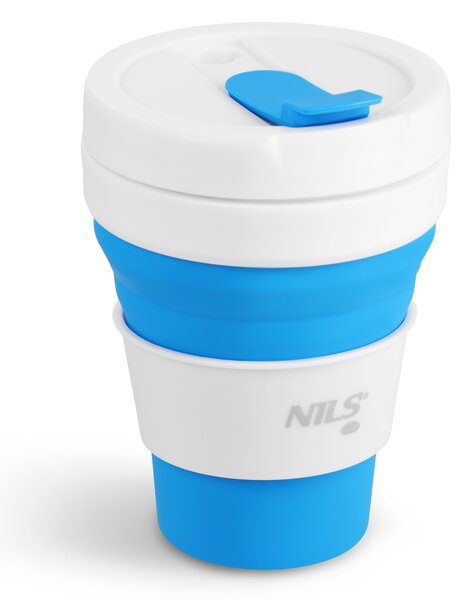NC4103 MODRÝ SILIKÓNOVÝ SKLADACÍ HRNČEK 475 ml NILS CAMP