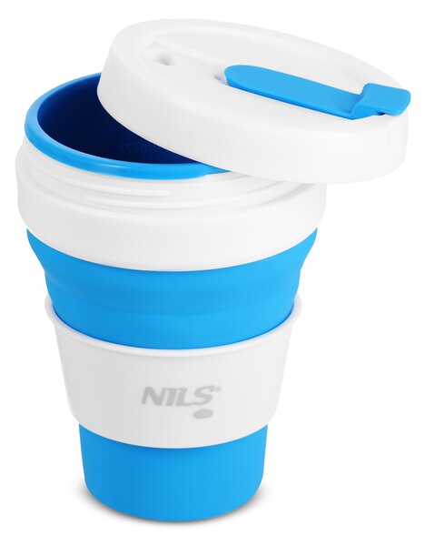 NC4103 MODRÝ SILIKÓNOVÝ SKLADACÍ HRNČEK 475 ml NILS CAMP