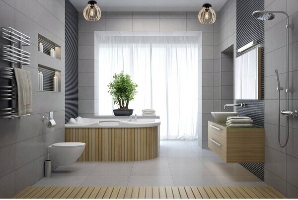 Stropné svietidlo Timber 1, 1x drevené tienidlo