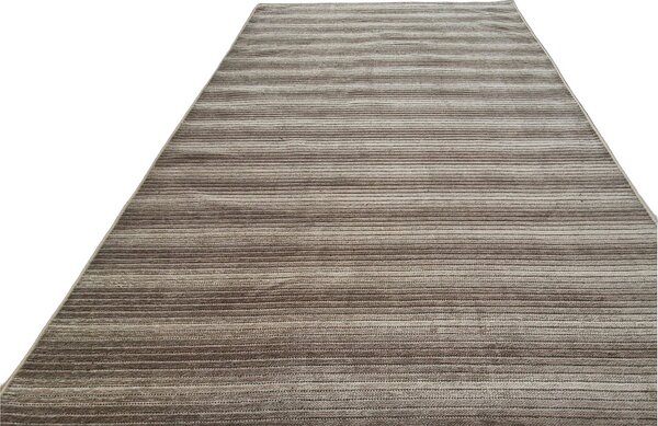 HU Béžový pruhovaný koberec Saloon Beige Rozmer: 50x80 cm