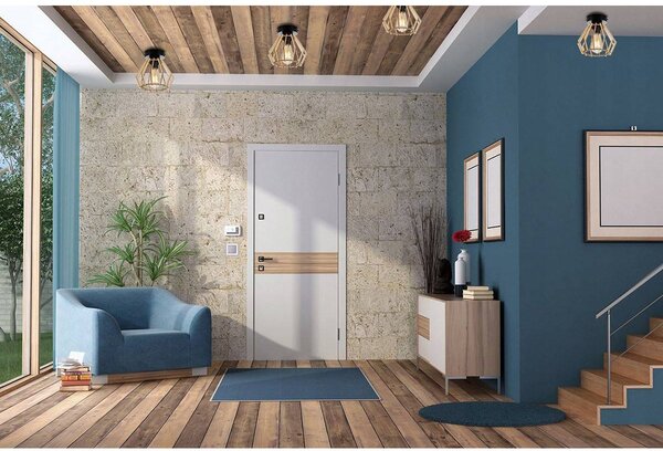 Stropné svietidlo Timber, 1x drevené tienidlo