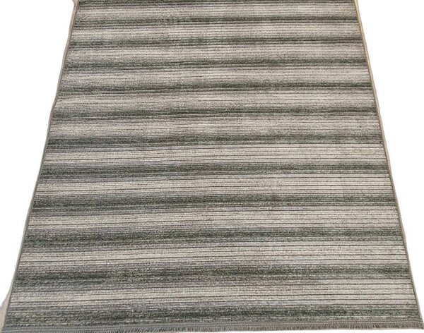 HU Sivý pruhovaný koberec Saloon Grey Rozmer: 50x80 cm
