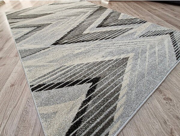 HU Sivo-béžový abstraktný koberec Rio 519-L.Grey-Cream Rozmer: 60x100 cm