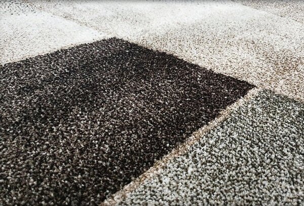 Moderný koberec Rio 509 Cream-Brown – béžovo-hnedý dizajn Rozmer: 60x100 cm