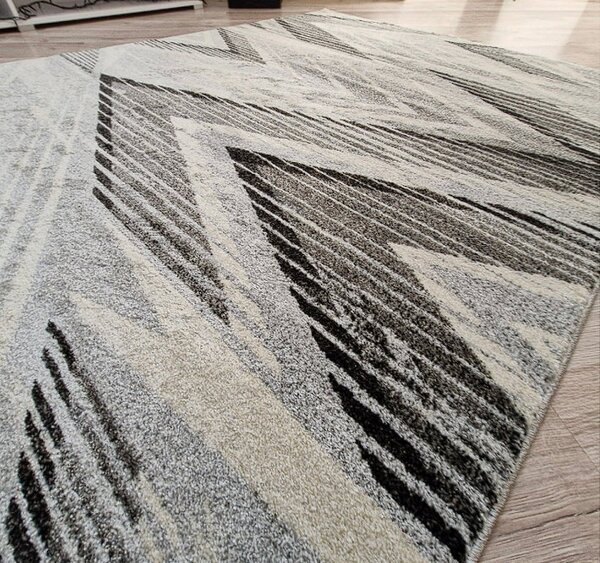 HU Sivo-béžový abstraktný koberec Rio 519-L.Grey-Cream Rozmer: 60x100 cm