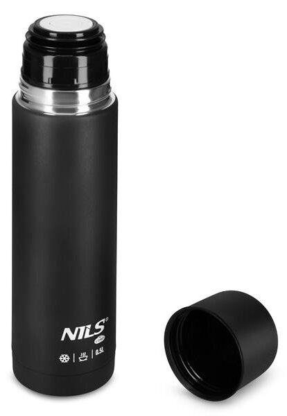 NC3803 ČIERNA TERMOSKA 500 ML NILS CAMP