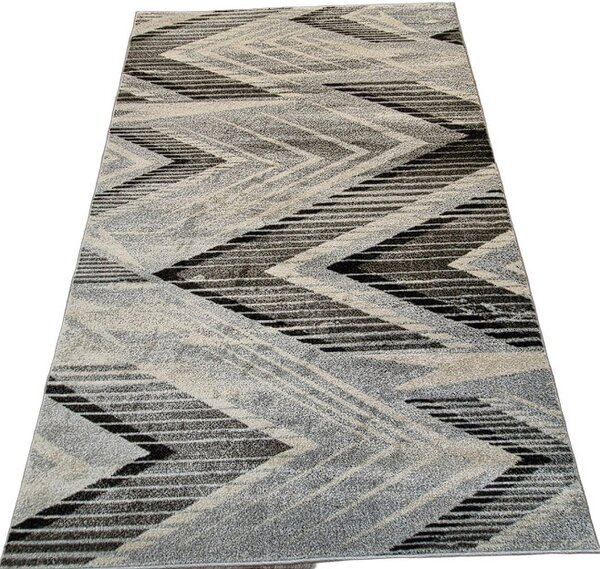 HU Sivo-béžový abstraktný koberec Rio 519-L.Grey-Cream Rozmer: 60x100 cm