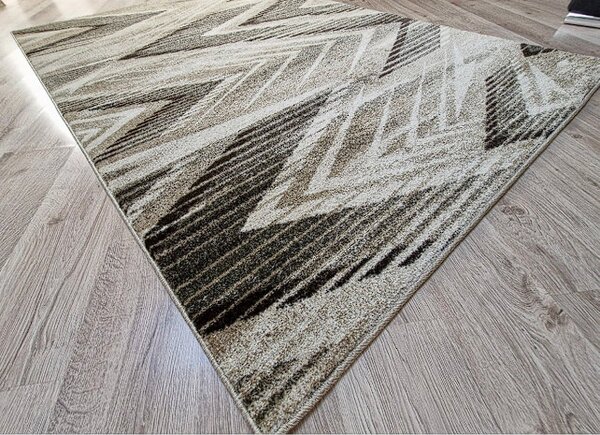 Abstraktný koberec Rio 519 v béžovo-hnedých odtieňoch | obdĺžnik Rozmer: 60x100 cm