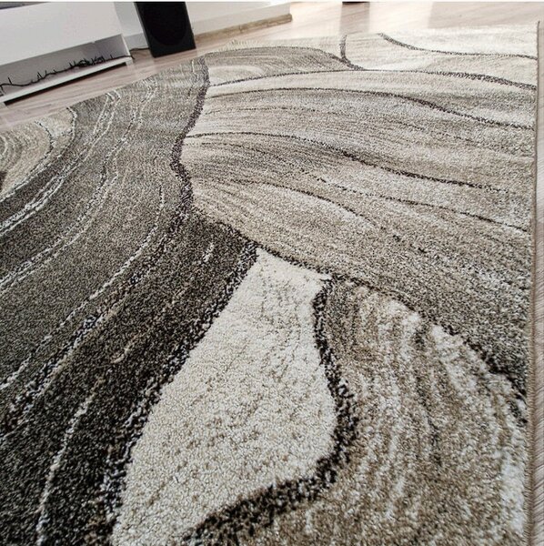 HU Béžovo-hnedý abstraktný koberec Rio 936-Beige-Fume Rozmer: 60x100 cm