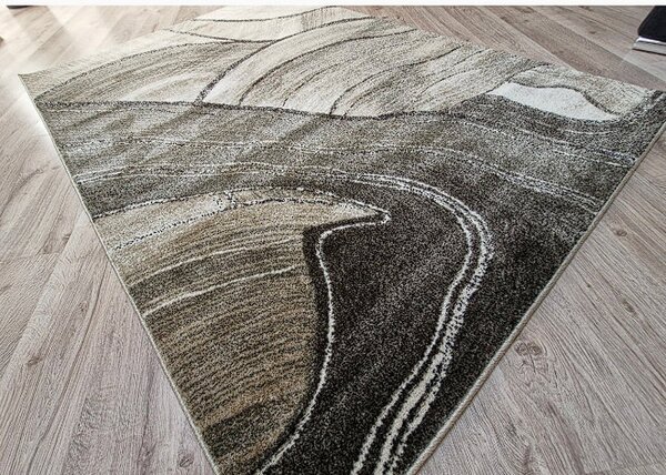 HU Béžovo-hnedý abstraktný koberec Rio 936-Beige-Fume Rozmer: 60x100 cm