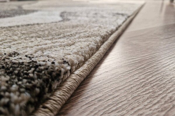 HU Béžovo-hnedý abstraktný koberec Rio 936-Beige-Fume Rozmer: 60x100 cm