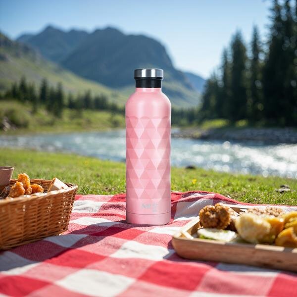 NC3805 RUŽOVÁ TERMOSKA 750 ML NILS CAMP