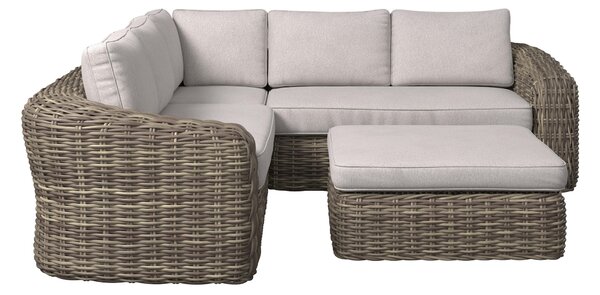 TERASOVÁ SEDACIA SÚPRAVA drevo, kov, plast, textil Ambia Garden - Online Only záhrada, Online Only