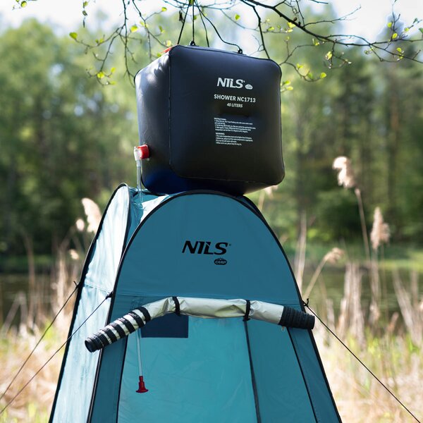 NC1706 TYRKYSOVÁ SKLADACIA PREOBLEKÁRŇA/SPRCHOVÁ KABÍNA NILS CAMP