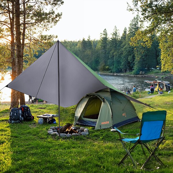 NC17107 ZELENÁ CESTOVNÁ PLACHTA / TARP NILS CAMP