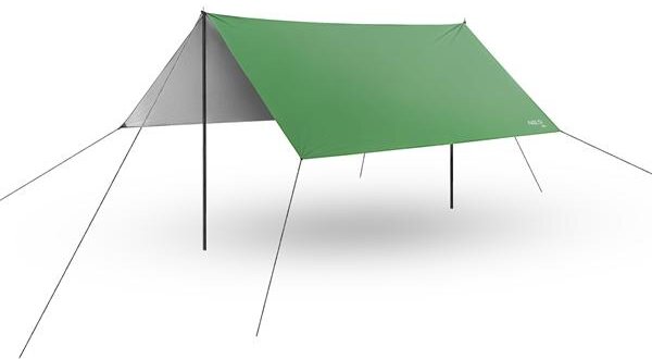 NC17107 ZELENÁ CESTOVNÁ PLACHTA / TARP NILS CAMP