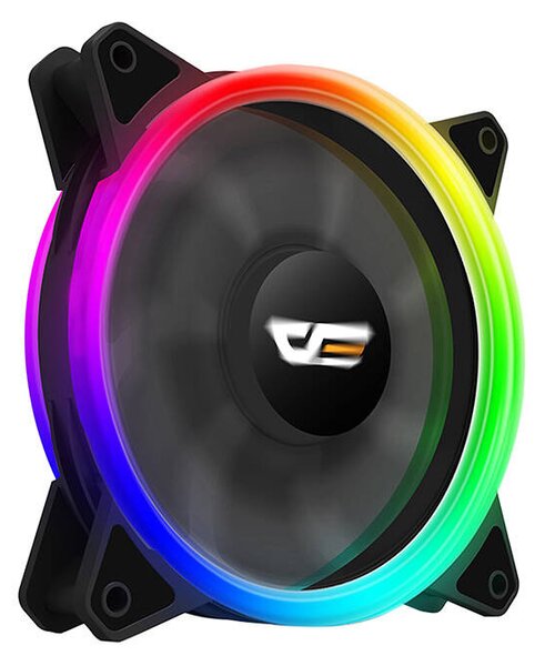 Sada počítačových ventilátorov ARGB Darkflash DR12 Pro 3v1 120x120 (čierna)