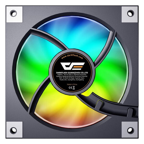 Počítačový ventilátor Darkflash DM20 (čierny)