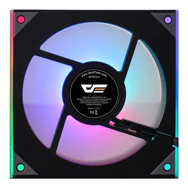 Chladiaci ventilátor Darkflash DM8 ARGB (čierny)