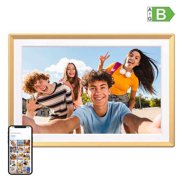 Digitálny fotorámik Arzopa D14 Golden (zlatý)