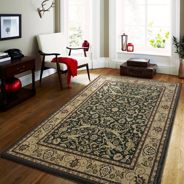 Kvalitný koberec krémovo zelenej farby Zelená Šírka: 160 cm | Dĺžka: 220 cm