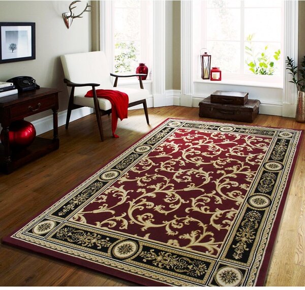 Kvalitný vintage koberec v červenej farbe Červená Šírka: 200 cm | Dĺžka: 300 cm
