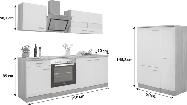 KUCHYNSKÝ BLOK 300 cm Respekta - Online Only kuchyne, Online Only