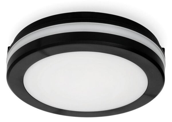 Kobi LED Kúpeľňové stropné svietidlo LED/12W/230V IP65 pr. 20 cm čierna KB0339 + záruka 3 roky zadarmo